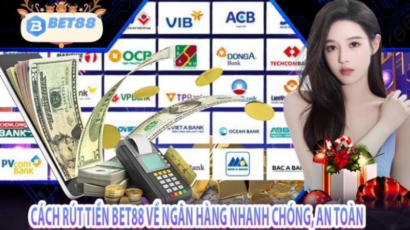 cách rút tiền bet88 về ngân hàng nhanh chóng